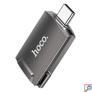 Hoco UA19 Μετατροπέας Type C male σε HDMI female Γκρι