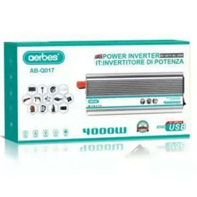Inverter 4000W 12V DC to AC Inverter Aerbes 
