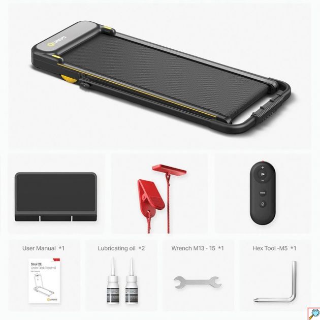 Xiaomi UREVO Strol 2E Αναδιπλούμενος Διάδρομος Γυμναστικής - Smart Control Μέσω Εφαρμογής & Τηλεχειριστηρίου