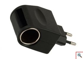 Αντάπτορας AC 220V σε DC 12V με βύσμα αναπτήρα αυτοκινήτου