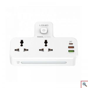 Αντάπτορας Πρίζας / Προστατευτικό Υπερτάσεων με 3 Υποδοχές USB από Universal LDNIO