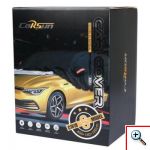 Αδιάβροχη Μαύρη Προστατευτική Κουκούλα Αυτοκινήτου με Επίστρωση Αλουμινίου CarSun C1818