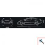 Αδιάβροχη Μαύρη Προστατευτική Κουκούλα Αυτοκινήτου με Επίστρωση Αλουμινίου CarSun C1818