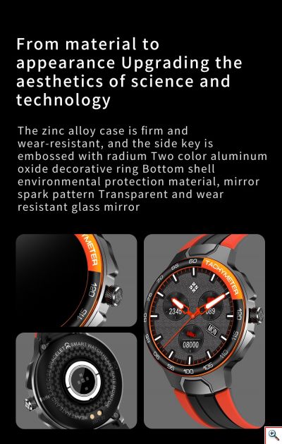 Αδιάβροχο Smartwatch Ρολόι με Μετρητή Παλμών, Απόστασης, Βημάτων, Θερμίδων, Ύπνου, Sport Δραστηριότητες & Ειδοποιήσεις Κινητού - E15