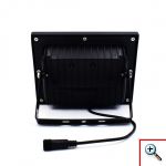 Αδιάβροχος Ηλιακός Προβολέας Αλουμινίου 50W, Πάνελ με 40LED & Τηλεχειριστήριο - CcLamp CL-730s – Μαύρο