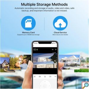 Αδιάβροχη Ηλιακή κάμερα WIFI HD 4K με Αμφίδρομη Επικοινωνία - Andowl