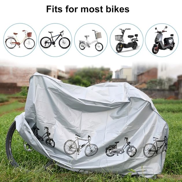 Αδιάβροχο Κάλυμμα - Κουκούλα Ποδηλάτου και Σκούτερ - 200 x 110 x 58 cm