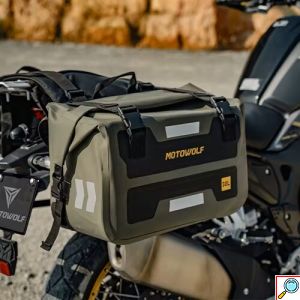 Αδιάβροχη Ταξιδιωτική Τσάντα Μοτοσυκλέτας 2 τεμάχια Motowolf 30L με Ρυθμιζόμενους Ιμάντες