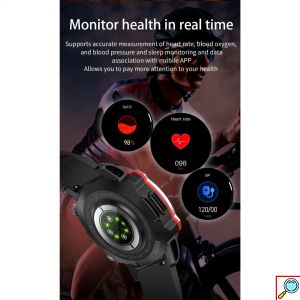 Αδιάβροχο Σπορ Smartwatch με Οξύμετρο & Μέτρηση Θερμοκρασίας Σώματος