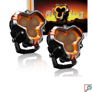 NOVSIGHT Αδιάβροχοι Προβολείς Αυτοκινήτου 4600LM Λευκό και Κίτρινο 2 Τεμάχια