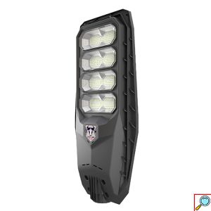 Ηλιακός Αδιάβροχος Προβολέας LED Δρόμου 400W με Πάνελ