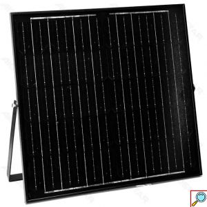 Aδιάβροχος Ηλιακός Προβολέας LED 300W με Πάνελ & Τηλεχειριστήριο - 3000lm, 6500K, IP65, 356 × 73 × 300 mm - Aigostar