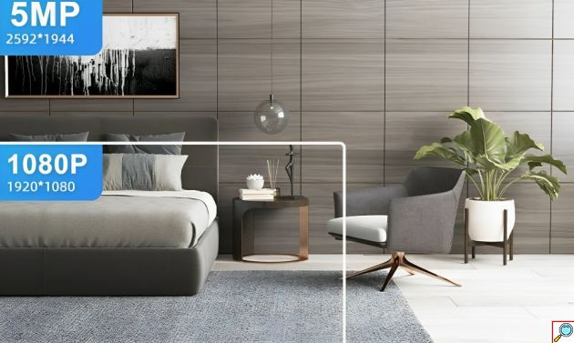 Jortan Αδιάβροχη Wi-Fi Κάμερα Παρακολούθησης HD 1080P - Περιστρεφόμενη 355° με Ζουμ X8 & Έγχρωμη Νυχτερινή Λήψη