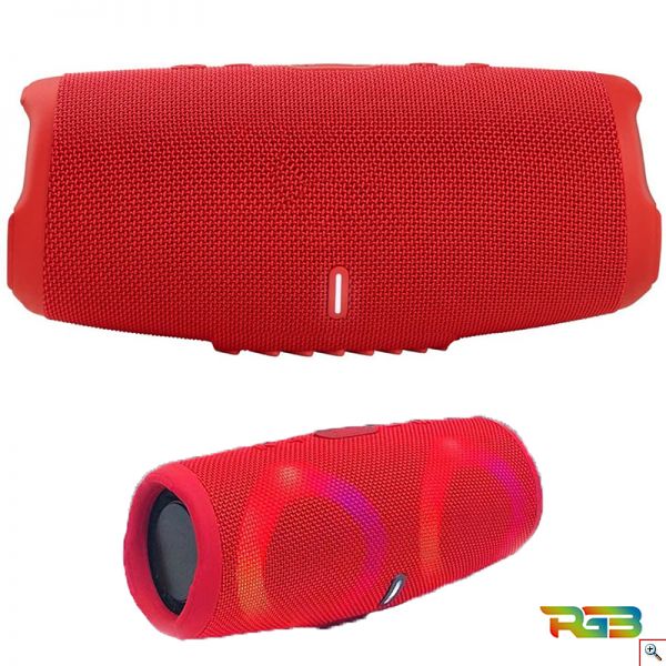 Αδιάβροχο Φορητό Ηχείο Bluetooth 10W, Stereo Surround, 2 Μεγάφωνα, RGB Φωτισμό, Mic, USB, AUX, Κάρτα Μνήμης, FM Radio,Τρία Χρώματα, Charge5, OEM