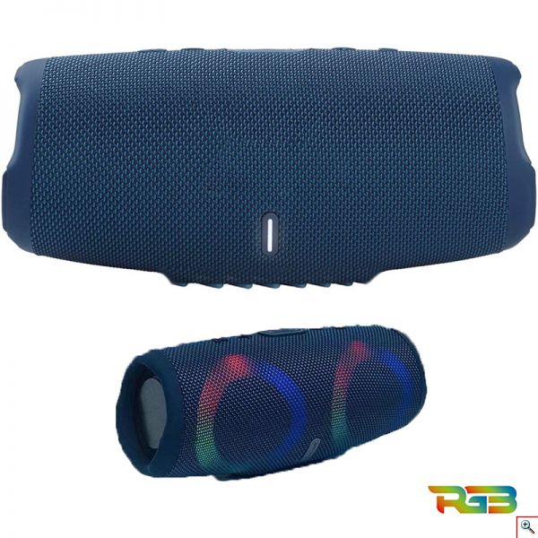Αδιάβροχο Φορητό Ηχείο Bluetooth 10W, Stereo Surround, 2 Μεγάφωνα, RGB Φωτισμό, Mic, USB, AUX, Κάρτα Μνήμης, FM Radio,Τρία Χρώματα, Charge5, OEM