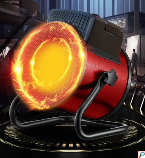 Αερόθερμο Κεραμικό 2500W με Θερμοστάτη και Προστασία Υπερθέρμανσης Ιδανικό για 30m²
