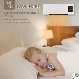 Αερόθερμο Τοίχου 1800W με Λειτουργία Θέρμανσης & Ψύξης, Αποσπώμενη Σχάρα Στεγνώματος Ρούχων και Τηλεχειριστήριο