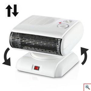Αερόθερμο 2000W Με Περιστρεφόμενη Βάση 180° - Electric Heater 