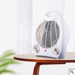 Αερόθερμο 2000W με Θερμοστάτη & Ρυθμιστή Έντασης, Electric Fan Heater LQ-501