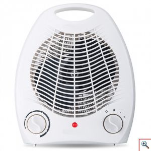 Αερόθερμο 2000W με Θερμοστάτη & Ρυθμιστή Έντασης, Electric Fan Heater LQ-501