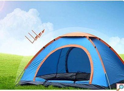 Αυτόματη Σκηνή Pop-Up 3-4 Ατόμων με 2 Πόρτες - SUMMERtiempo