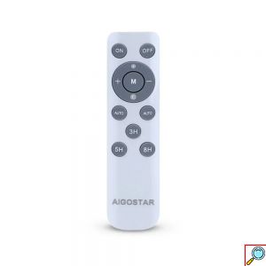 Aigostar Αδιάβροχος Ηλιακός Προβολέας Dimmable LED 100W Ψυχρό Λευκό 3,2V IP65 με Ενσωματωμένη Μπαταρία και Τηλεχειριστήριο