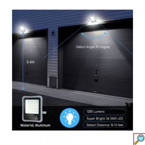Aigostar Αδιάβροχος Ηλιακός Προβολέας Dimmable LED 100W Ψυχρό Λευκό 3,2V IP65 με Ενσωματωμένη Μπαταρία και Τηλεχειριστήριο