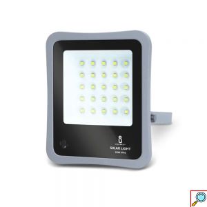 Aigostar Αδιάβροχος Ηλιακός Προβολέας Dimmable LED 30W Ψυχρό Λευκό 3,2V IP65 με Ενσωματωμένη Μπαταρία και Τηλεχειριστήριο