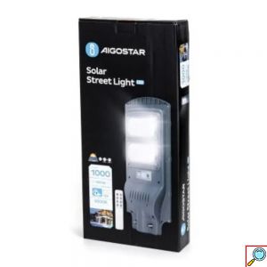 Aigostar LED Ηλιακό Φωτιστικό Κήπου με Αισθητήρα LED/100W/3,2V 6500K Προστασία IP65 και Τηλεχειριστήριο