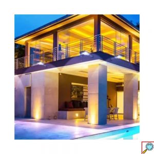 Aigostar LED Ηλιακό Φωτιστικό Κήπου με Αισθητήρα LED/200W/3,2V Αδιάβροχη Προστασία IP65 6500K και Τηλεχειριστήριο