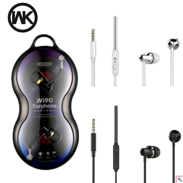 Ακουστικά Ψείρες με Καλώδιο Wi90 - In-Ear Wired Earphone