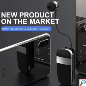 Ακουστικό Bluetooth Handsfree In-Ear με Δυνατότητα Σύνδεησης 2 Συσκευών & Κλιπ - Fineblue