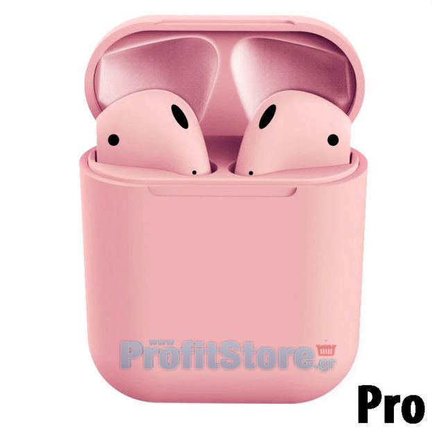 inPods Pro Ασύρματα Ακουστικά Αφής Bluetooth 5.0 In-Ear Detection Earphones με Θήκη Φόρτισης, Αυτόματη Σύνδεση Pop-up στο Κινητό - Ροζ