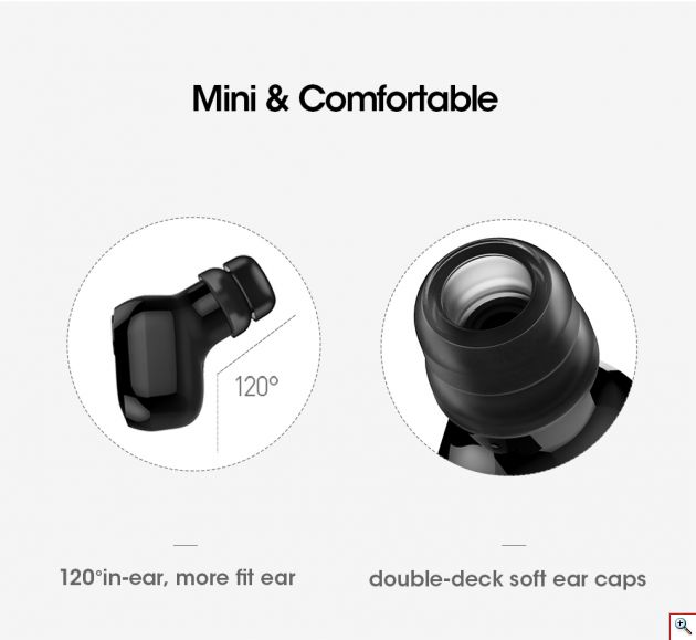 Mini Bluetooth Ασύρματο Ακουστικό Handsfree με Θήκη Φόρτισης / Μεταφοράς Ucomx - Smart Bussiness Wireless Headset