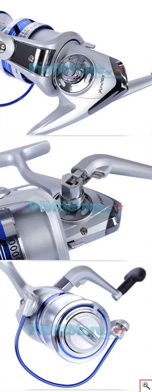 Μηχανισμός για Καλάμι Ψαρέματος με 12 Ρουλεμάν & Οδηγό Πετονιάς Yumoshi AL-3000