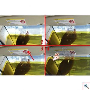 Αλεξήλιο - Σκιάδιο Αυτοκινήτου Ημέρας & Νύχτας - HD Vision Visor