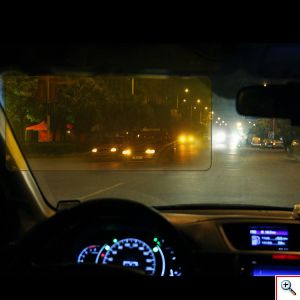 Αλεξήλιο - Σκιάδιο Αυτοκινήτου Ημέρας & Νύχτας - HD Vision Visor