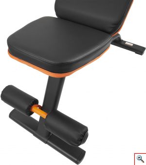 Ρυθμιζόμενος Πάγκος Γυμναστικής Πολλαπλών Θέσεων AMILA Αντοχής 200kg - Adjustable Weight Bench AWB550