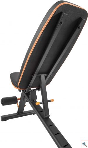 Ρυθμιζόμενος Πάγκος Γυμναστικής Πολλαπλών Θέσεων AMILA Αντοχής 200kg - Adjustable Weight Bench AWB550