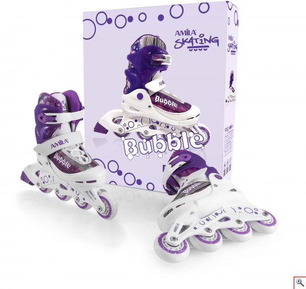 Amila® Ρυθμιζόμενα Πατίνια Skate Roller Νο 38-41