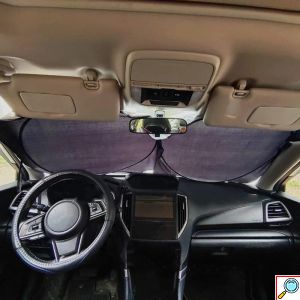 Αναδιπλούμενη Εσωτερική Ηλιοπροστασία Αυτοκινήτου Universal 150x70cm