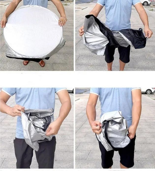 Αναδιπλούμενη Εσωτερική Ηλιοπροστασία Αυτοκινήτου Universal 150x70cm