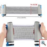 Αναδιπλούμενο Διχτάκι Πινγκ Πονγκ Για Διάφορες Επιφάνειες, Φιλέ Ping Pong Με Σφιγκτήρα Ελατηρίου, OEM