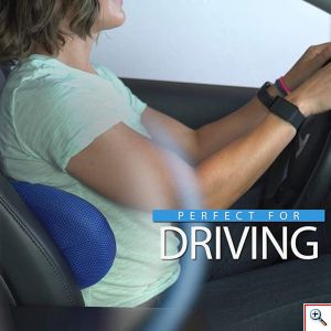Ανατόμικό Άνετο Memory Foam Μαξιλάρι Στήριξης Μέσης - Πλάτης, Comfy Curve, Κατάλληλο για Αυτοκίνητο, Κρεβάτι, Καρέκλα Γραφείου
