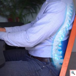 Ανατόμικό Άνετο Memory Foam Μαξιλάρι Στήριξης Μέσης - Πλάτης, Comfy Curve, Κατάλληλο για Αυτοκίνητο, Κρεβάτι, Καρέκλα Γραφείου