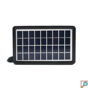 Andowl® Φορητός Επιδαπέδιος Ηλιακός Ανεμιστήρας 30cm με 3 Ταχύτητες - Bluetooth Ηχέιο & Ραδιόφωνο & Φωτιστικό LED Λευκός