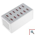 Andowl® Σταθμός Φόρτισης με 12 Θύρες USB για Πολλαπλές Συσκευές με Τσιπ Έξυπνης Διαχείρισης Ρεύματος & Προστασία Ασφαλείας