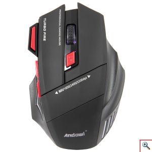 Andowl® Ενσύρματο Gaming Ποντίκι Εργονομικό με 7 Πλήκτρα & Εναλλασσώμενες Ρυθμίσεις DPI Q-802