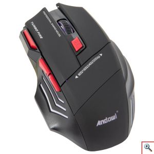 Andowl® Ενσύρματο Gaming Ποντίκι Εργονομικό με 7 Πλήκτρα & Εναλλασσώμενες Ρυθμίσεις DPI Q-802