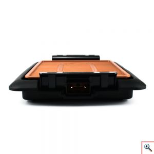 Andowl® Ηλεκτρική Γκριλιέρα 1000W με Θερμοστάτη 5 Θέσεων - Electric Grill Q-HB67 Μαύρο/ Καφέ